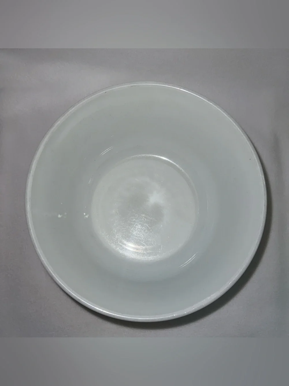 Vintage PYREX Milk Glass Ribbed Mixing Bowl #23 8.5